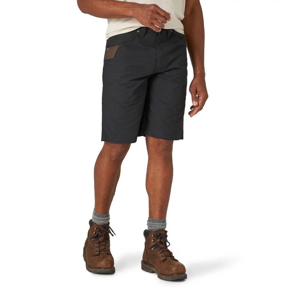 Wrangler Mens Size 44 Workwear Relaxed Fit Technician Short Black Tool Pocket